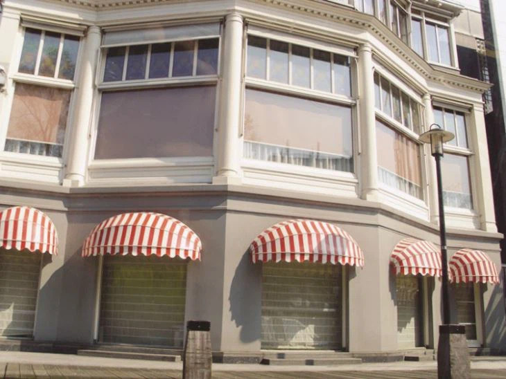 Fabric window awning outdoor